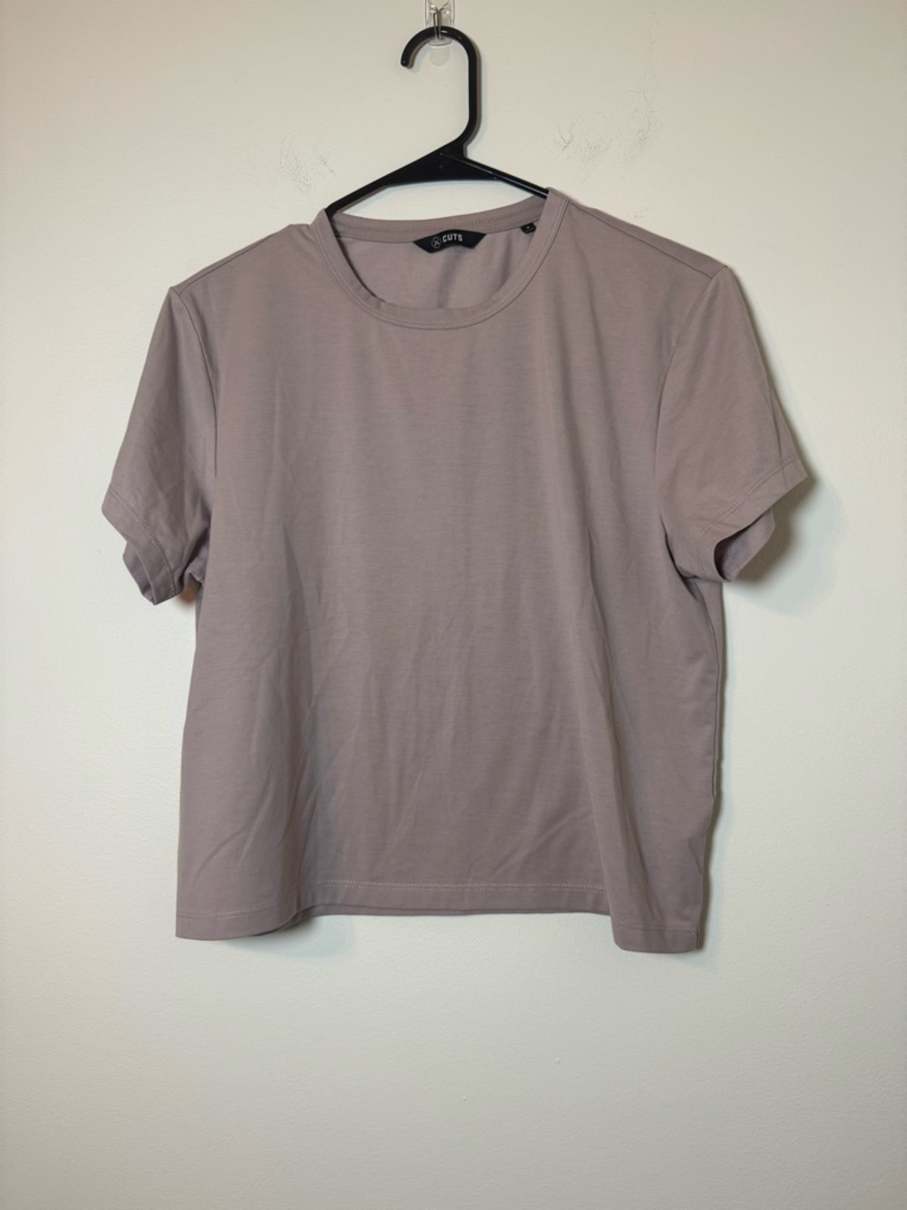 Cuts Clothing Pyca Pro T Shirt Medium Taupe Short Sleeve Minimal
